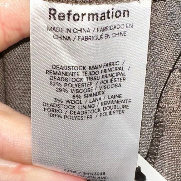 NWT Reformation Coco Pencil Midi Dress in Cafe Size 2 - Picture 8 of 16